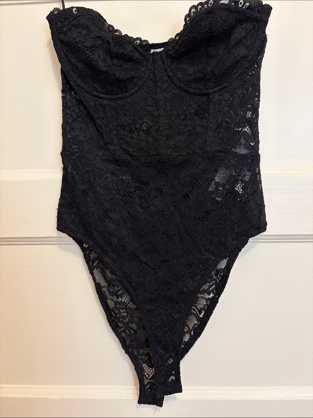 Zara Lace Bustier Bodysuit